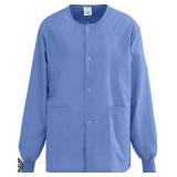 APPEARS NEW - Landau Blue Medical Scrub Jacket (Size XLG) 7525 BCP