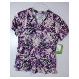 APPEARS NEW - Landau,  Koi & BIO  Medical Scrub Tops Collection (Size Medium) 3 Pack