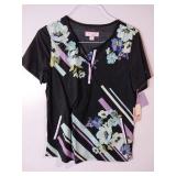 APPEARS NEW - Landau,  Koi & BIO  Medical Scrub Tops Collection (Size Medium) 3 Pack