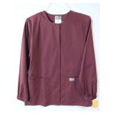 APPEARS NEW - Scrub Zone Medical Jacket (Size Small) 75121 Wine