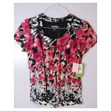 APPEARS NEW - Landau & Peaches Medical Scrub Top Bundle (Size Small) 3 Pack