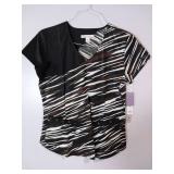 APPEARS NEW - Koi & WS Gear Designer Pattern Short Sleeve Tops Collection (Size Medium) 3 Pack