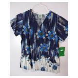 APPEARS NEW - Koi & WS Gear Designer Pattern Short Sleeve Tops Collection (Size Medium) 3 Pack