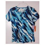 APPEARS NEW - Koi & WS Gear Designer Pattern Short Sleeve Tops Collection (Size Medium) 3 Pack