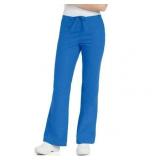 APPEARS NEW - Landau Natural Flare Leg Scrub Pants Style 8335 BEP & Fashion Seal Relaxed Fit Pants Style 7922 BEP (Size 2XL) 2 Pack