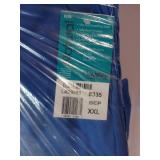 APPEARS NEW - Landau Natural Flare Leg Scrub Pants Style 8335 BEP & Fashion Seal Relaxed Fit Pants Style 7922 BEP (Size 2XL) 2 Pack