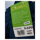 APPEARS NEW - Landau Classic Tapered Leg Scrub Pant Style 8320CBP (Size Medium) 2 Pack