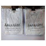 APPEARS NEW - Fashion Seal White Healthcare Lab Coat. Style 477 Size 20 (2 Pack)