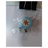 APPEARS NEW - Sun and Flower Retractable Badge Reel Set (2 Pack
