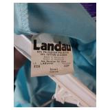 APPEARS NEW - Landau Flare Leg Medical Scrub Pants - Aqua Blue Style 8335AQBP (Size Small) 2 Pack
