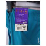 APPEARS NEW - Landau Flare Leg Medical Scrub Pant Style 8335 MEBP (Size Large) 2 Pack