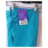 APPEARS NEW - Landau Flare Leg Medical Scrub Pant Style 8335 MEBP (Size Large) 2 Pack