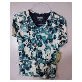 APPEARS NEW - Landau & Med Couture Medical Scrub Tops Collection (Size XS) 3 Pack