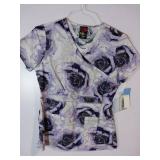 APPEARS NEW - Landau & EckoRed Medical Scrub Tops Bundle (Size Small) 3 Pack