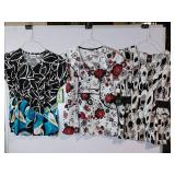 APPEARS NEW - Landau, EckoRed & Peaches Medical Scrub Tops Collection (Size XS) 3 Pack