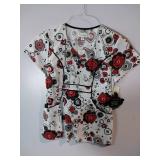 APPEARS NEW - Landau, EckoRed & Peaches Medical Scrub Tops Collection (Size XS) 3 Pack