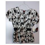 APPEARS NEW - Landau, EckoRed & Peaches Medical Scrub Tops Collection (Size XS) 3 Pack