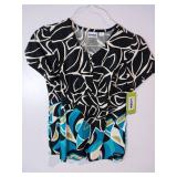 APPEARS NEW - Landau, EckoRed & Peaches Medical Scrub Tops Collection (Size XS) 3 Pack