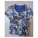 APPEARS NEW - Landau & Peaches Medical Scrub Top Collection (Size Small) 3 Pack