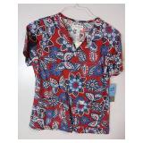 APPEARS NEW - Landau & Peaches Medical Scrub Top Collection (Size Small) 3 Pack