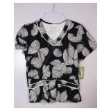 APPEARS NEW - Landau Medical Scrub Tops Collection (Size Small) 3 Pack