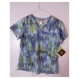 APPEARS NEW - Landau, EckoRed & eLan Medical Scrub Top Bundle Piece Print Collection (Size Medium) 3 Pack