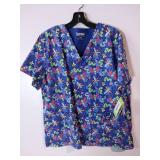 APPEARS NEW - Landau Medical Scrub Tops Collection (Size Large) 3 Pack