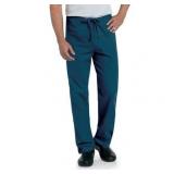 APPEARS NEW - Landau Unisex Reversible Drawstring Scrub Pants Style 7602 CBP (Size XS) 2 Pack