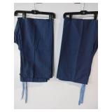 APPEARS NEW - Medline ComfortEase Unisex Draw String Scrub Pants Style 600NNTL-CM (Size Large) 2 Pack