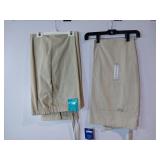 APPEARS NEW - Landau Unisex Reversible Drawstring Scrub Pant Style 7602 SAP & Style 8335 SAP (Size XL) 2 Pack