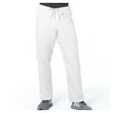 APPEARS NEW - Landau Unisex Straight Leg Scrub Pant Style 85221 White & 85222 White (Size 2XL) 2 Pack