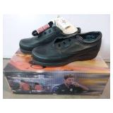 APPEARS NEW - TASK Postal Oxford Black Leather Shoes Size 5.5  - Retail: $85