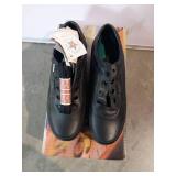 APPEARS NEW - TASK Postal Oxford Black Leather Shoes Size 5.5  - Retail: $85
