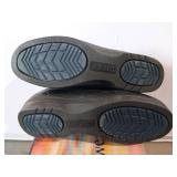 APPEARS NEW - TASK Postal Oxford Black Leather Shoes Size 5.5  - Retail: $85