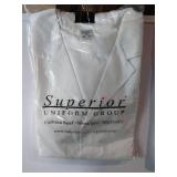 APPEARS NEW - Fashion Seal Healthcare White Medical Lab Coat Style 499 (Size 50) 2 Pack