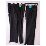 APPEARS NEW - Landau Cargo Flare Medical Scrub Pants Style 8355 BKP (Size Medium Tall) 2 Pack