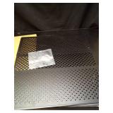 Aupar Aluminum Alloy RV Entry Screen Door Grille Adjusts from 22\'- 31.5\', Adjustable RV Door Screen Protector, Black - Retail: $47