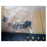 Aupar Aluminum Alloy RV Entry Screen Door Grille Adjusts from 22\'- 31.5\', Adjustable RV Door Screen Protector, Black - Retail: $47