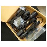 Plug in Pendant Light Cord Kit - 16Ft Light Socket with Cord E26/E27 ESocket Rings, 4 Pack, Black Retail $26.88