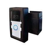 Anti-Theft Video Doorbell Door Mount, No Tools or Installation,  (Black) Retail $35.16