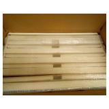 YUEXINKJ 102QT Plastic 5 Tier Storage Bins with Lids,Folding Storage Box with Doors and Wheels Stackable Storage Bins,Closet Organizers and Storage for Living Room,Office,Dorm - Retail: $127