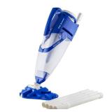 POOL BLASTER Centennial Cordless Pool Vacuum w/Pole Set - XL Debris Capacity & Advanced Filtration, Handheld Rechargeable Pool Cleaner for Sand, Silt & Leaves in Inground & Above Ground Pool - Retail: