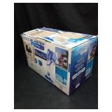 POOL BLASTER Centennial Cordless Pool Vacuum w/Pole Set - XL Debris Capacity & Advanced Filtration, Handheld Rechargeable Pool Cleaner for Sand, Silt & Leaves in Inground & Above Ground Pool - Retail: