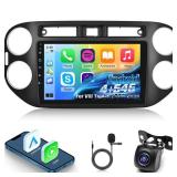[Qualcomm 8 Core 4+64G] NHOPEEW Car Radio for VW Tiguan 2014-2016 - Wireless Carplay and Android Auto - 9 Inch 1280 * 720 IPS Touchscreen Android Car Stereo - DSP/GPS/WiFi/SWC + AHD Backup Camera - Re