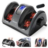 TISSCARE Shiatsu Foot Massager with Heat, FSA Eligible HSA Foot Massager for Plantar Fasciitis, Neuropathy, Circulation and Pain Relief, Massage Feet at Home/Office, Gift for Men and Women - Retail: $