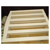 SPIRICH 96\' Extra Wide 28\' Tall Wooden Freestanding Foldable Dog Gate, Pet Gate Indoor, 4 Panels, White - Retail: $88