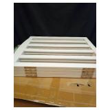 SPIRICH 96\' Extra Wide 28\' Tall Wooden Freestanding Foldable Dog Gate, Pet Gate Indoor, 4 Panels, White - Retail: $88