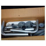 Swivel Shower Chair 360Â°Pivoting Bathtub Seat with Arms and Back Narrow Bath Bench for Seniors,Elderly,Disabled and Pregnant Women Adjustable Bath Chair - Retail: $184