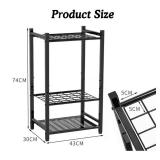 LYHXYLFT Floor-Standing Cleaning Tool Organizer,Outdoor Gargen Yard Shed Tools Cart,Broom Holder,Organizers And Storage UP To 35 - Retail: $160