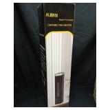 Portable Space Heater, 1500W Ceramic Heating Fan with Thermostat, Remote Control, 3 Heating Modes, 70Â° Oscillation, Ideal for Office, Home, and Bedroom Use - Retail: $45